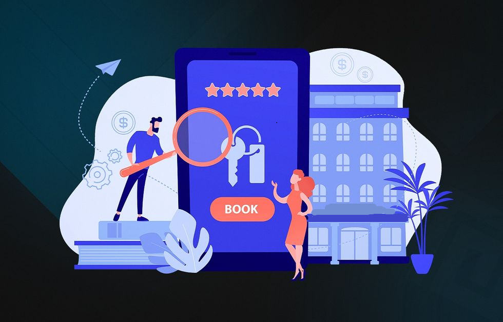 Stay booking platform showcasing rooms and flats